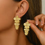 boucles d'oreilles 3 fleurs