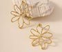 Boucles d'oreilles grosse fleur