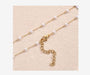 collier chaîne perle blanche