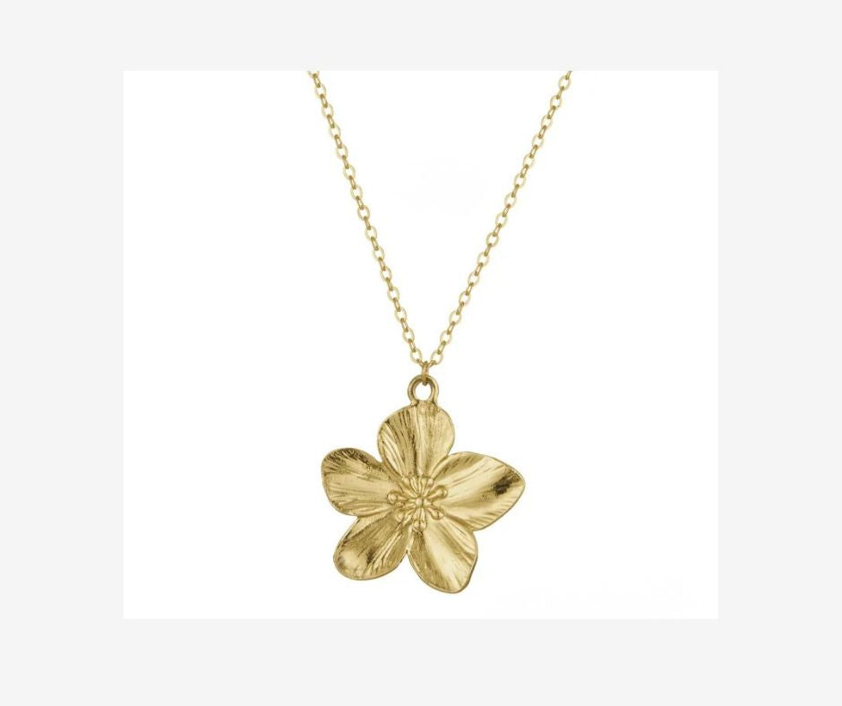 collier pendentif fleur