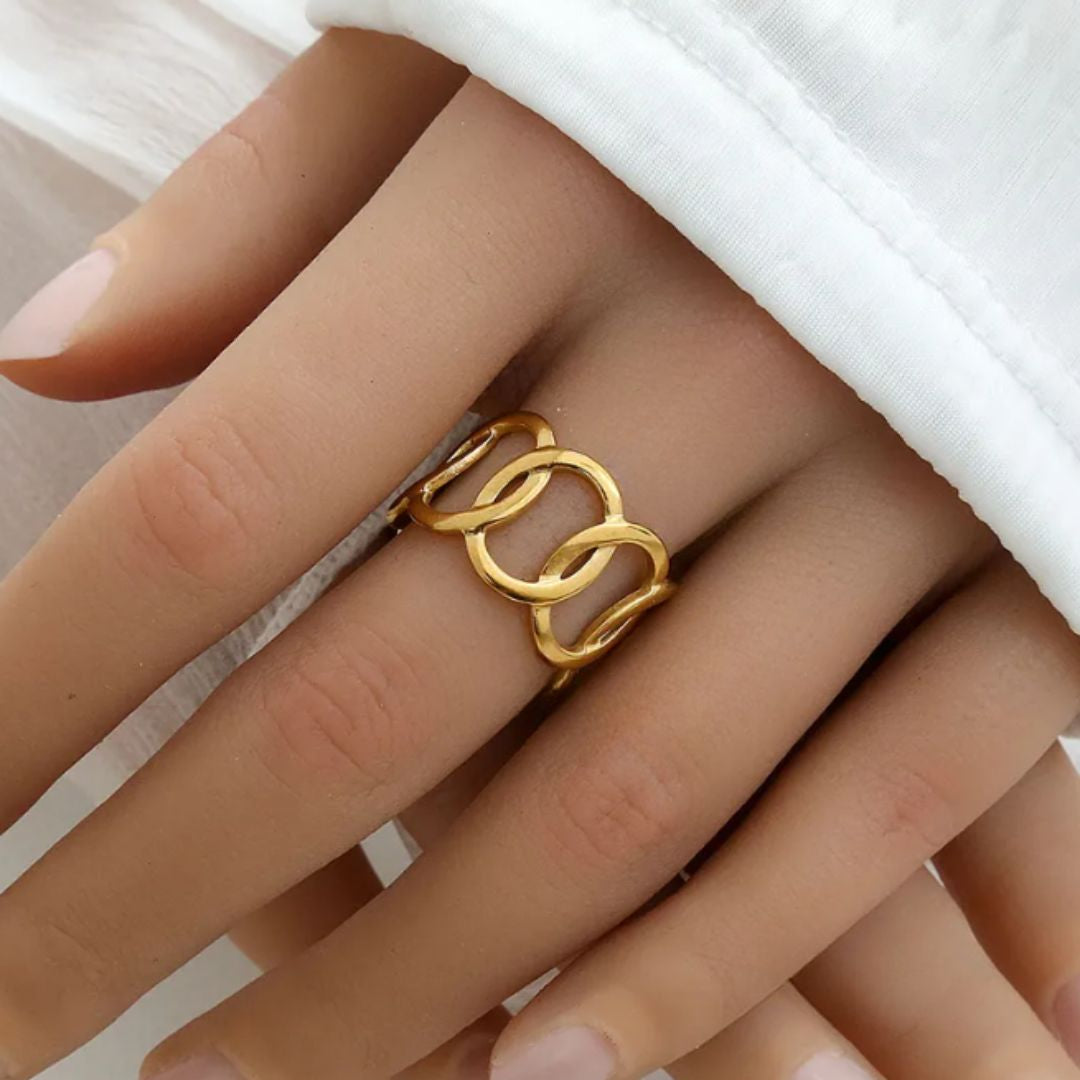 Bague grands cercles