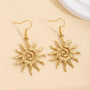 Boucles d'oreilles soleil