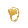 Bague feuille ginko