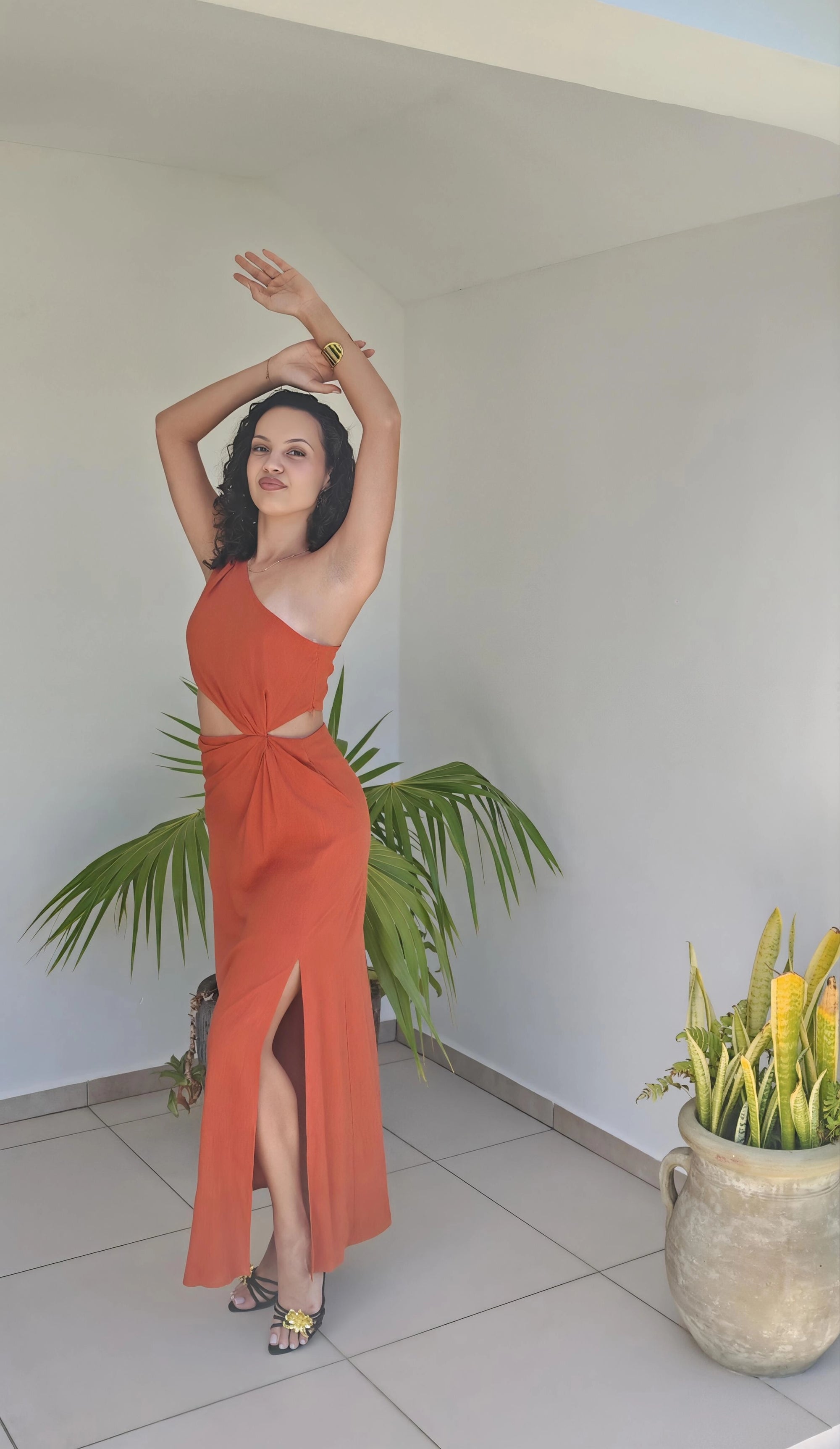 Robe Mila orange