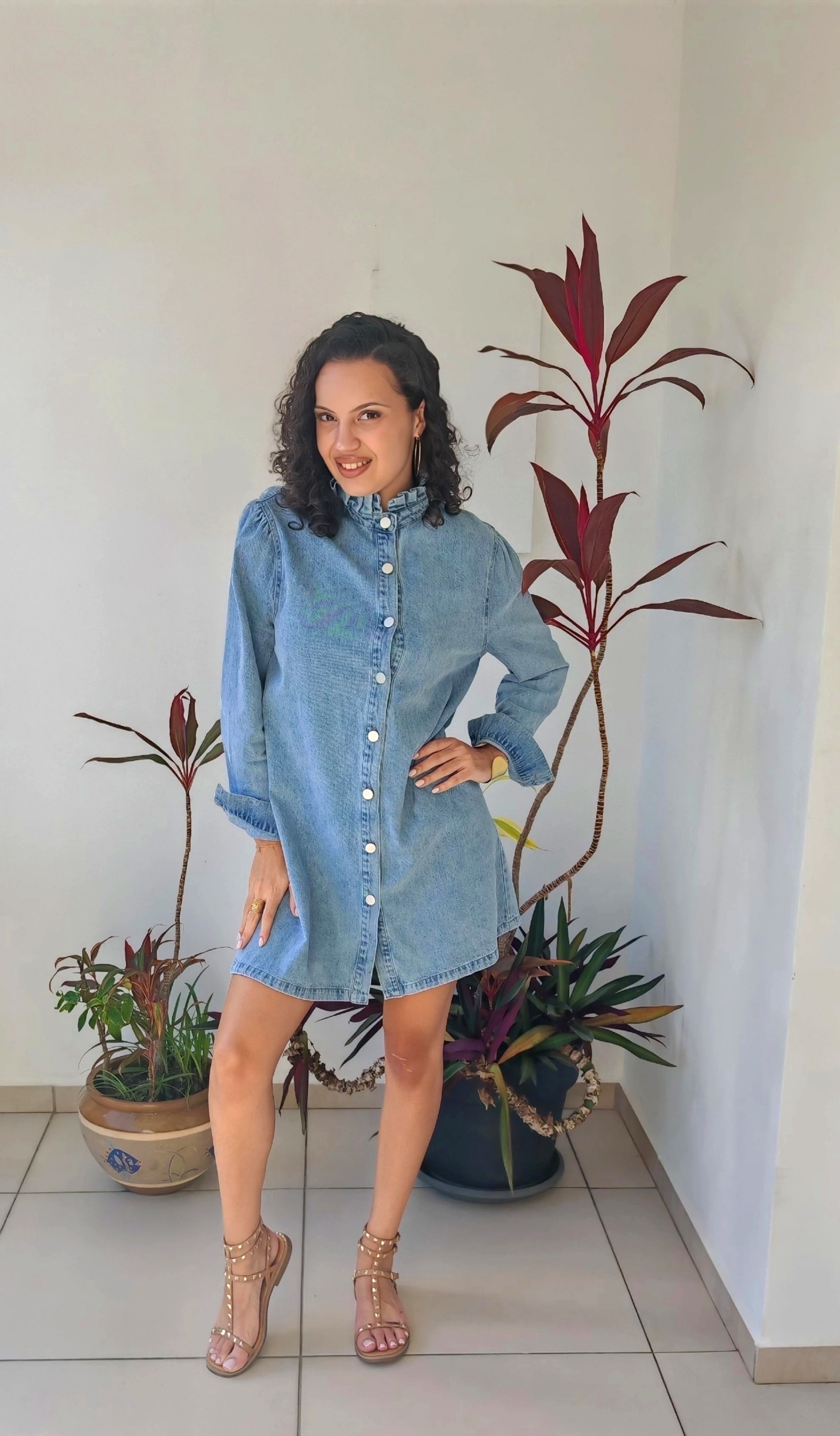 Robe en jean
