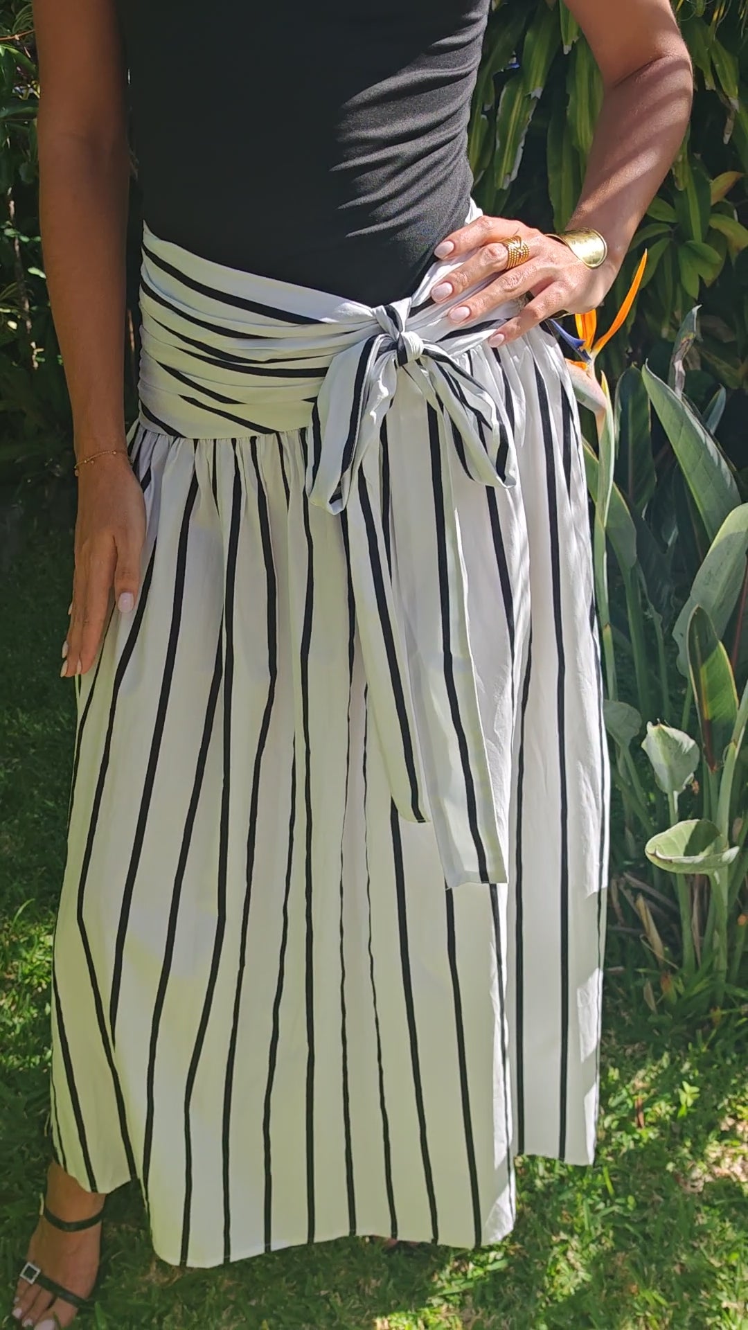 Jupe rayée