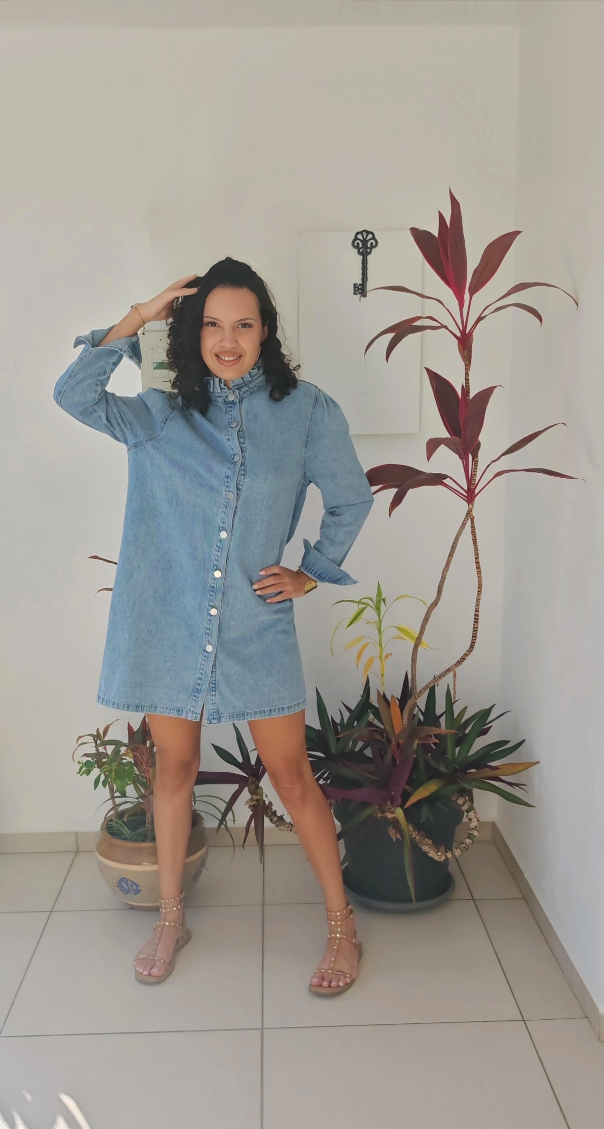 Robe en jean