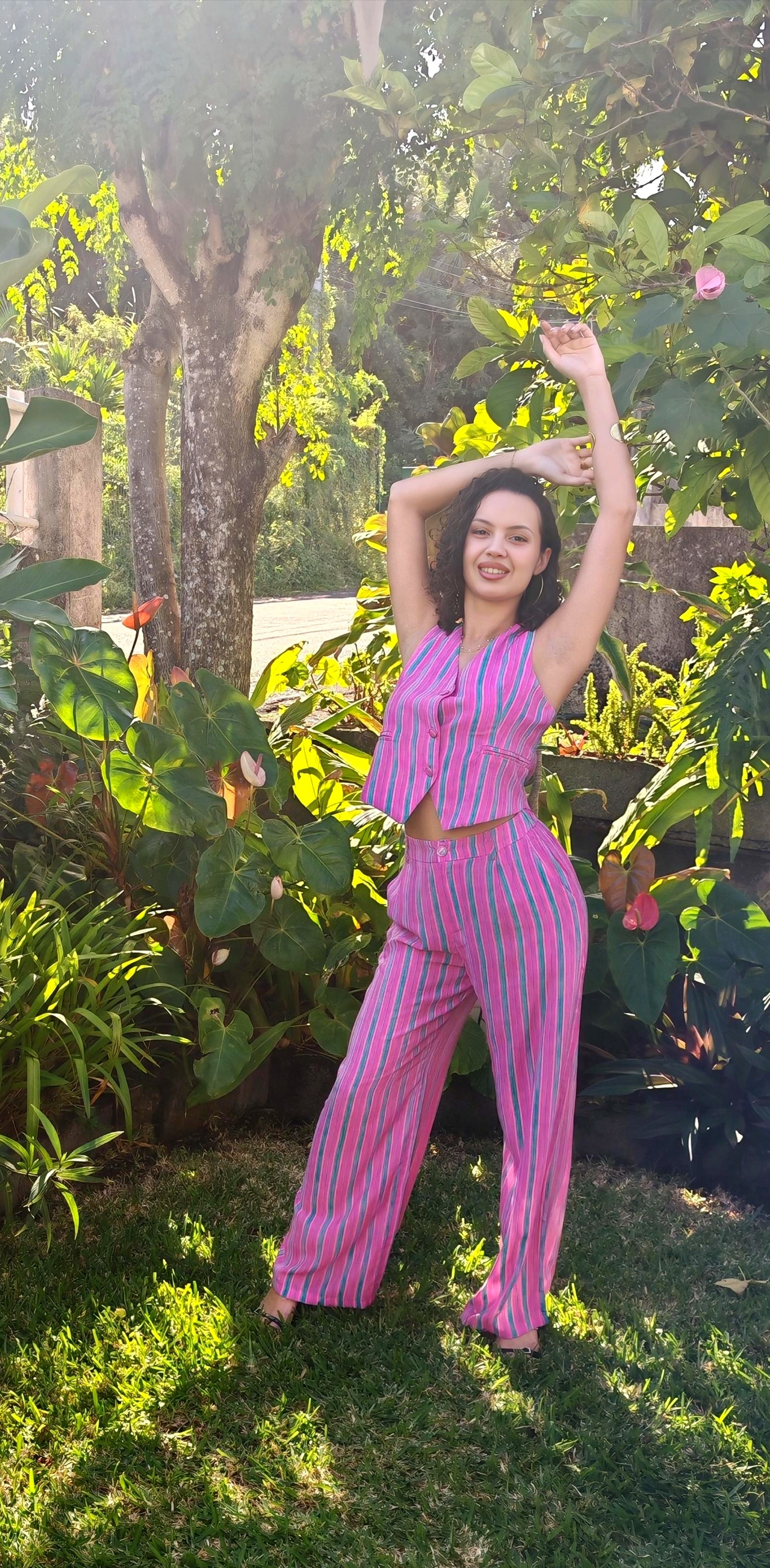 Ensemble rayé