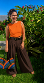 Pantalon large ceinturé