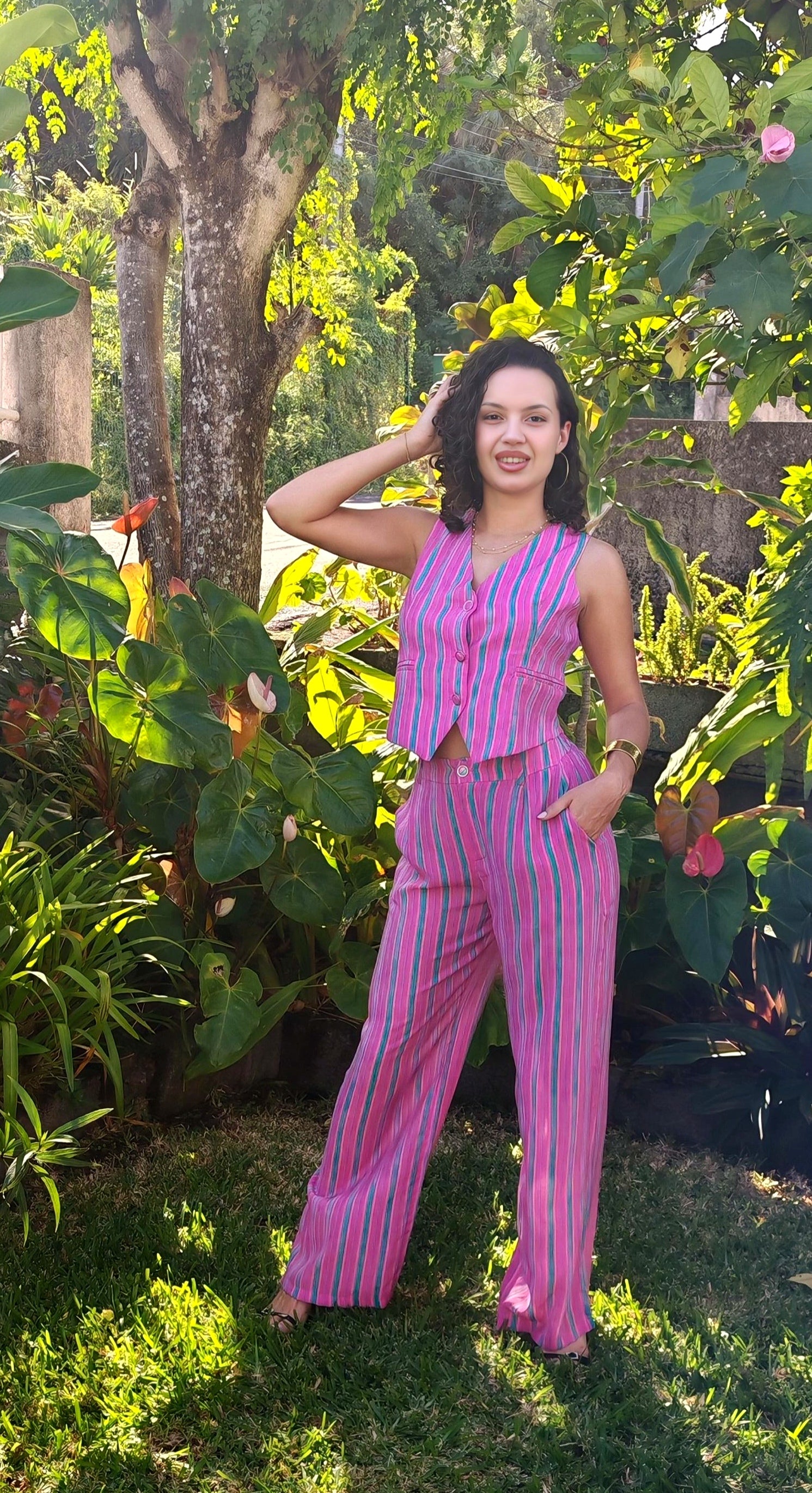 Ensemble rayé