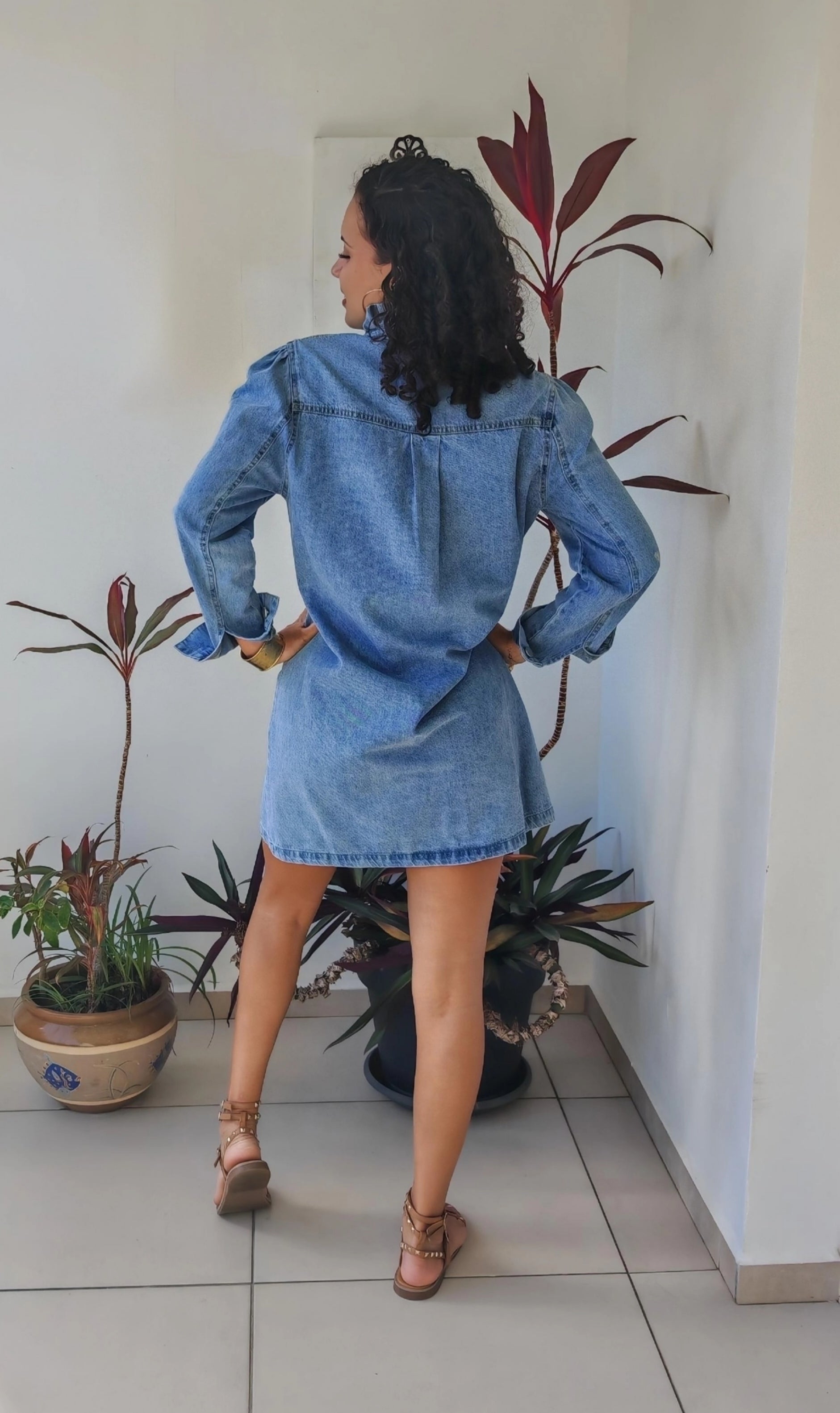 Robe en jean
