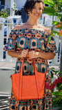 Sac cabas orange